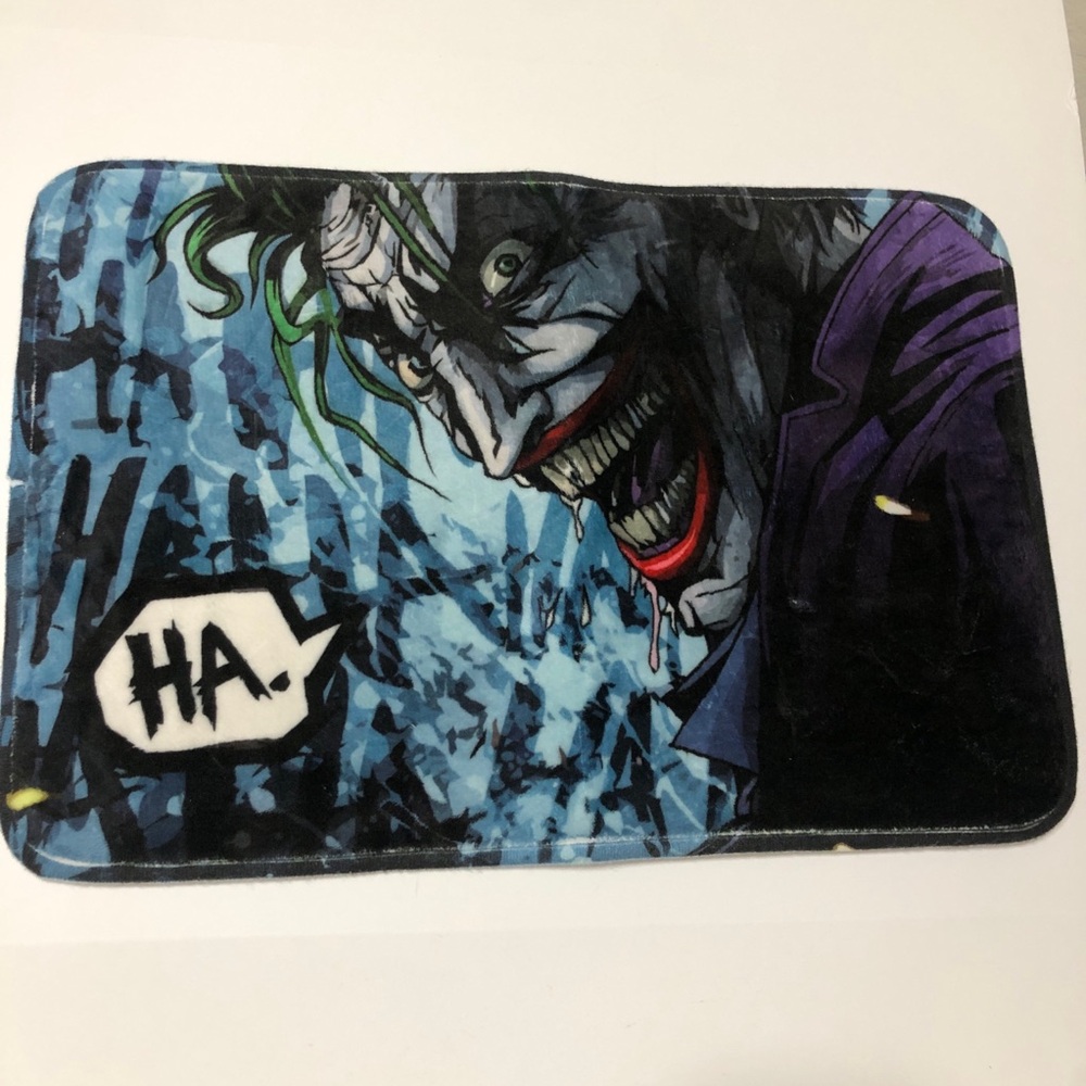 Batman Joker Print Bathroom Rug